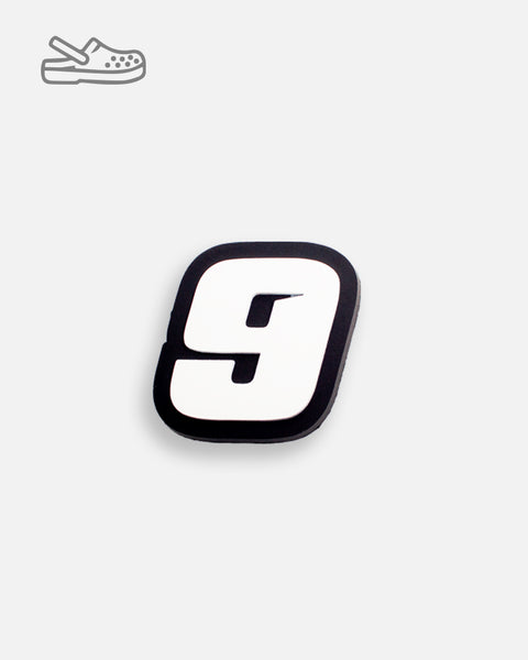 Shoe Charm - Number 9