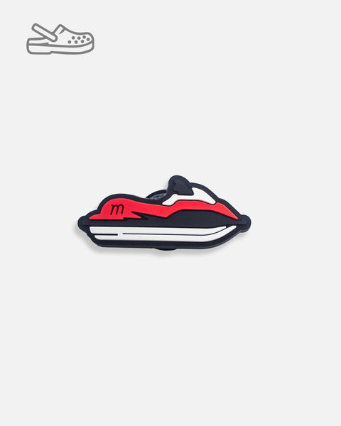 Shoe Charm - Red Jet Ski