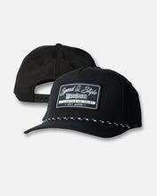 Load image into Gallery viewer, Speed and Style Premium Rope Hat - Black
