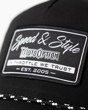Load image into Gallery viewer, Speed and Style Premium Rope Hat - Black
