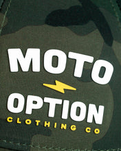 Load image into Gallery viewer, Stacked Bolt Performance Hat - Camo
