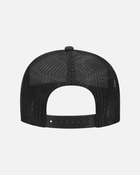 Vintage Race Day Foam Trucker Hat - Black