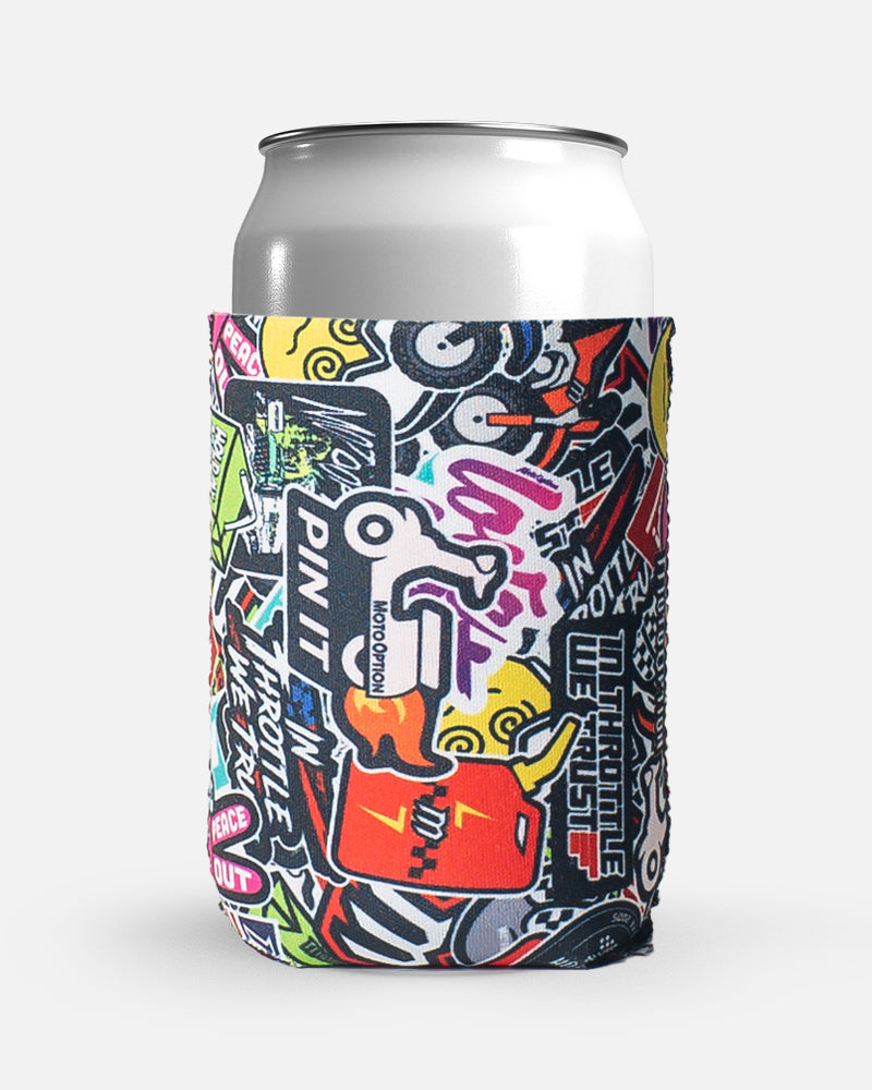 Sticker Bomb Koper Sticker Bomb Koozie – MotoOption