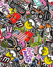 Load image into Gallery viewer, Sticker Bomb Cooler Sling
