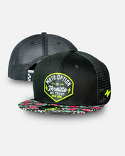 Load image into Gallery viewer, Stunner Electric Aloha Hat - Black
