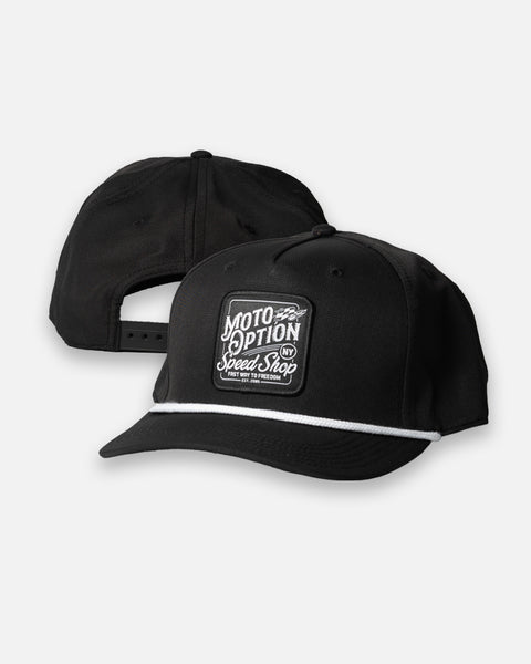 Fast Way to Freedom Premium Rope Hat - Black