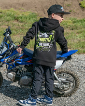 Load image into Gallery viewer, Youth Twist it Hoodie - Black
