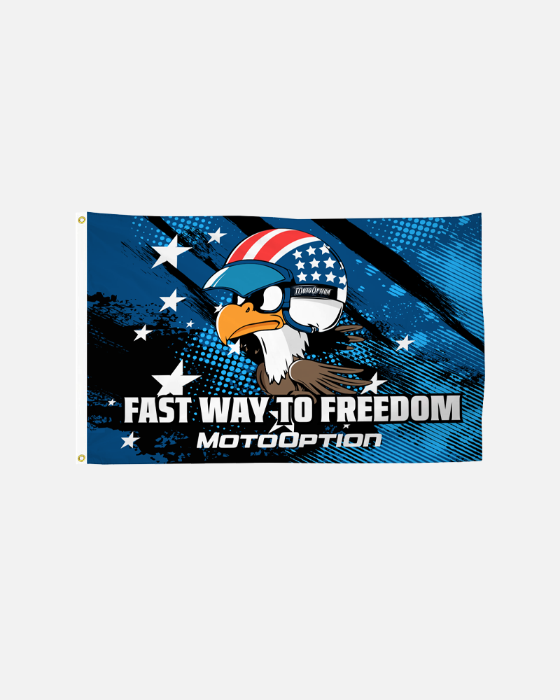 FREEDOM EAGLE WALL FLAG