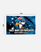 Load image into Gallery viewer, FREEDOM EAGLE WALL FLAG
