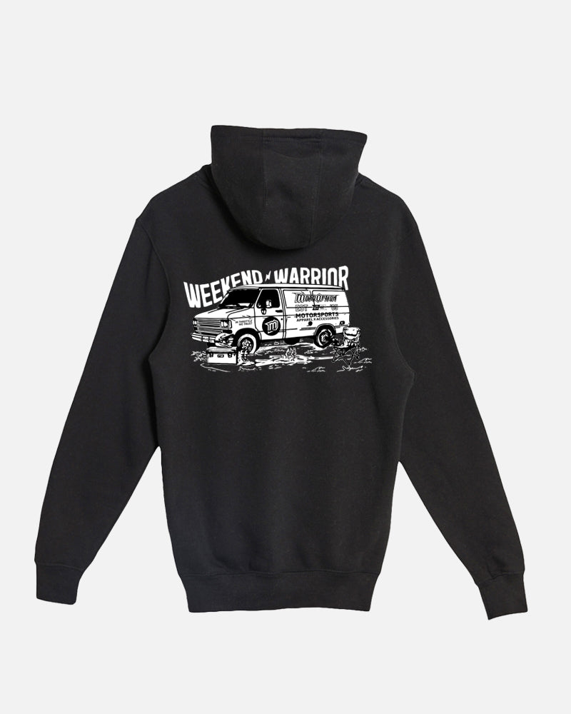 Weekend Warrior Hoodie – Black