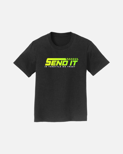 Youth Send it Tee - Black