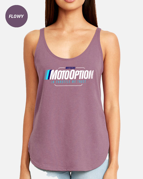 Womens Moto Girl Tank - Purple