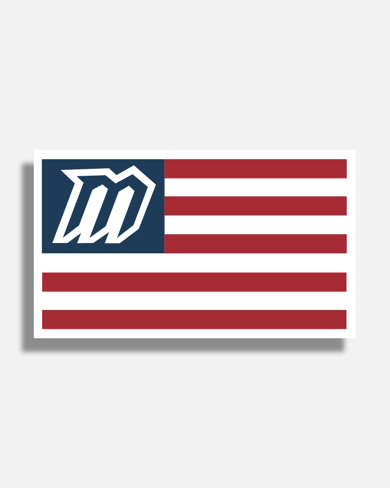 MOTO FLAG STICKER