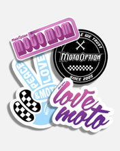 Load image into Gallery viewer, MOTO LOVE STICKER BUNDLE - 4 PK
