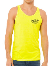 Load image into Gallery viewer, MENS SPEED AND STYLE TANK - NEON YELLOW
