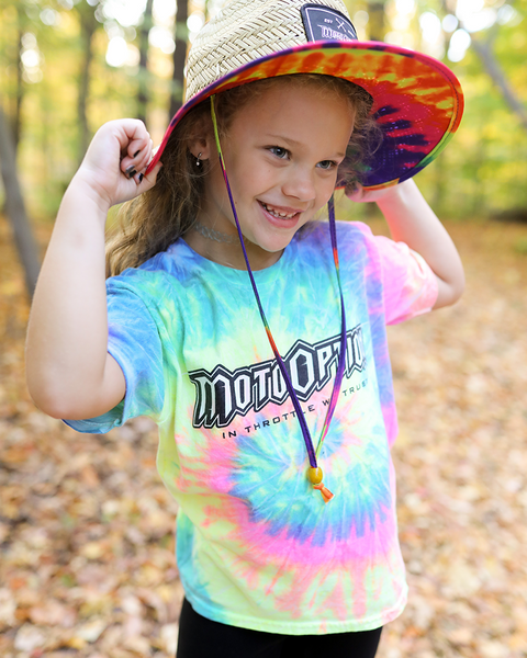 Youth Ace Straw Hat - Tie Dye