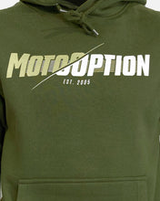 Load image into Gallery viewer, MENS CUT HOODIE - ARMY GREEN
