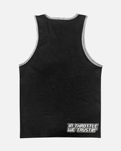 Load image into Gallery viewer, MENS STACKED TANK - BLACK
