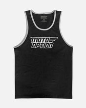 Load image into Gallery viewer, MENS STACKED TANK - BLACK
