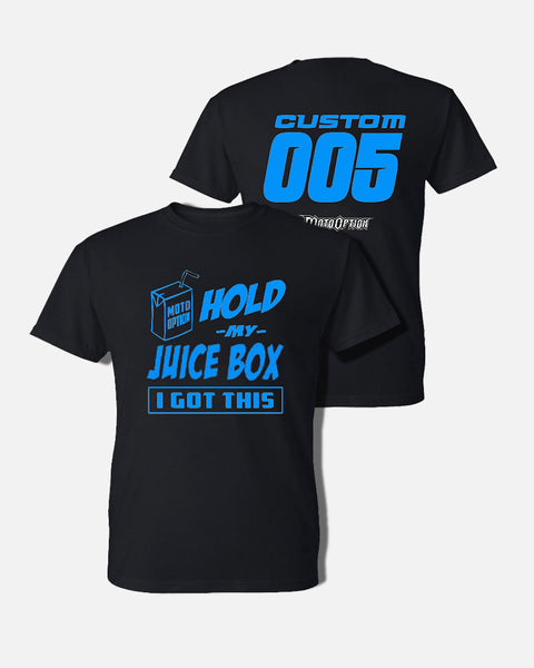 YOUTH HOLD MY JUICE BOX PERSONALIZED TEE