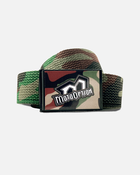 CORP M WEBBING BELT - ARMY CAMO