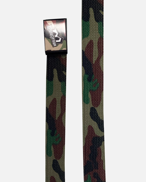 CORP M WEBBING BELT - ARMY CAMO