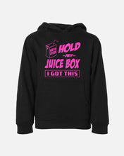 Load image into Gallery viewer, TODDLER HOLD MY JUICE BOX PERSONALIZED HOODIE
