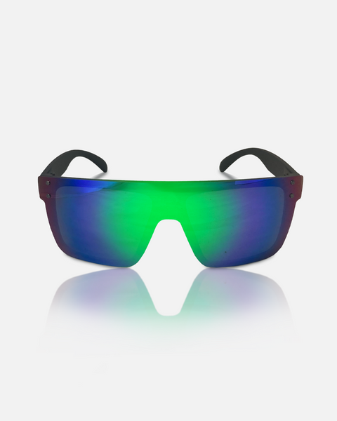 RIMLESS SUNGLASSES - ELECTRIC GREEN
