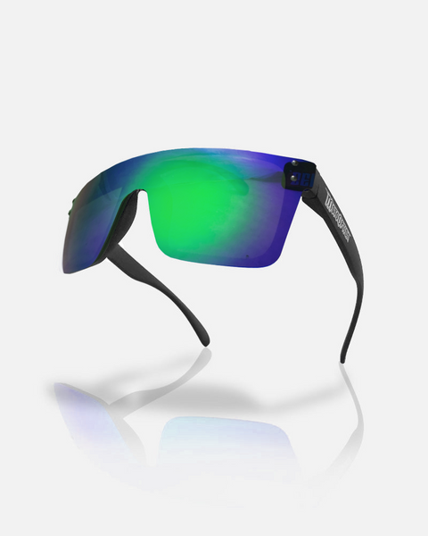 RIMLESS SUNGLASSES - ELECTRIC GREEN