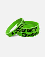 Load image into Gallery viewer, IN THROTTLE WE TRUST WRISTBANDS
