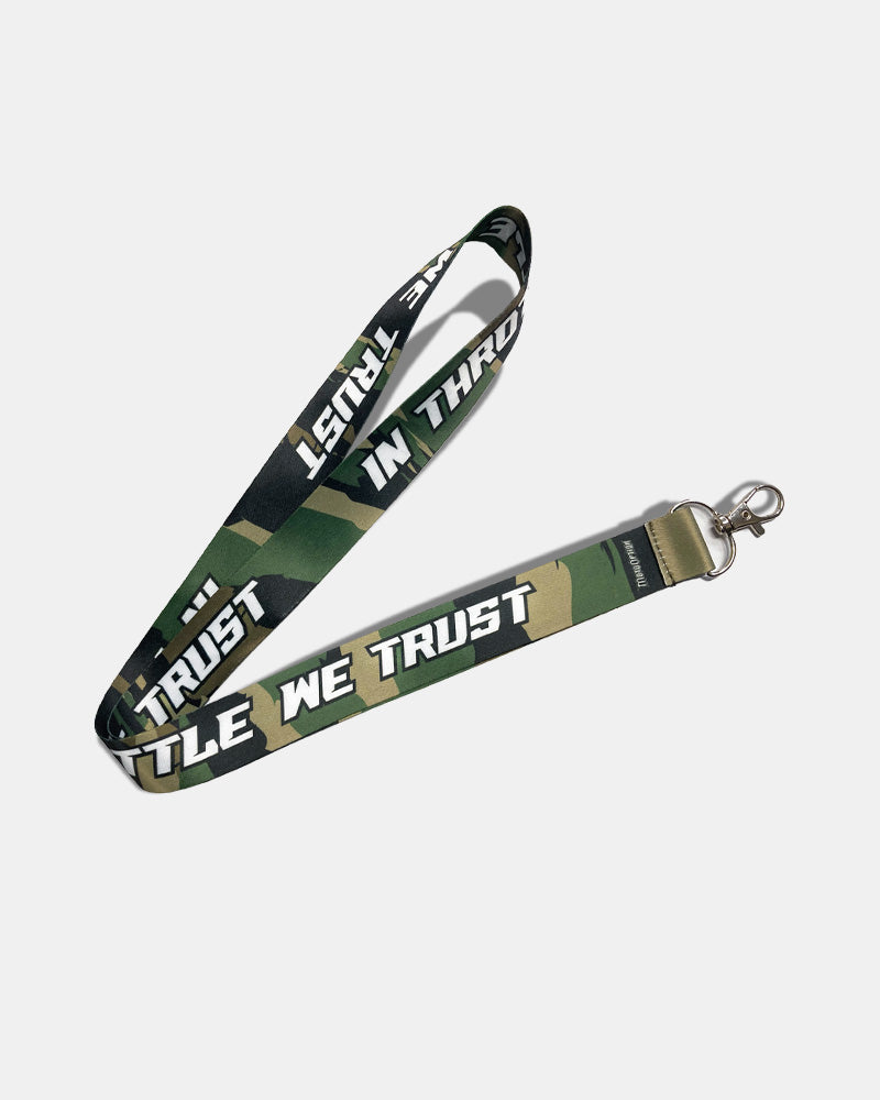 In Throttle We Trust Lanyard - Camo