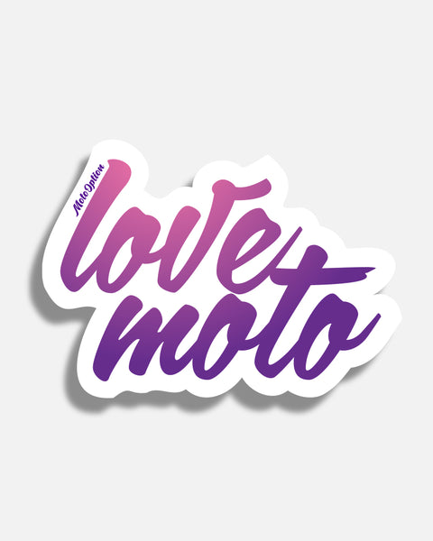 LOVE MOTO STICKER