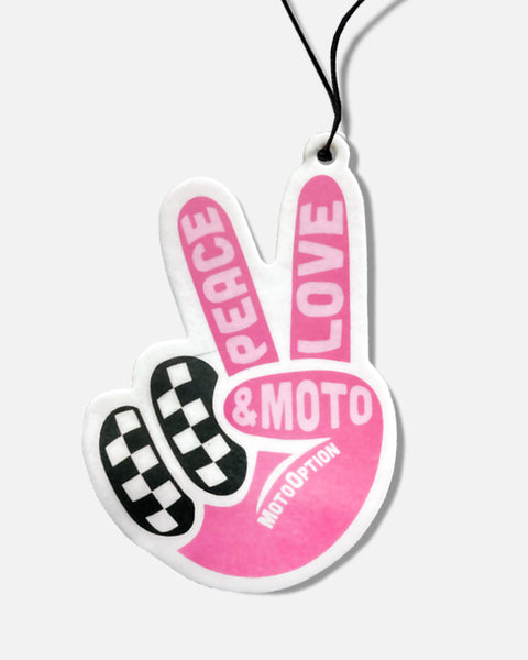 PEACE LOVE MOTO AIR FRESHENER - MELON SCENT