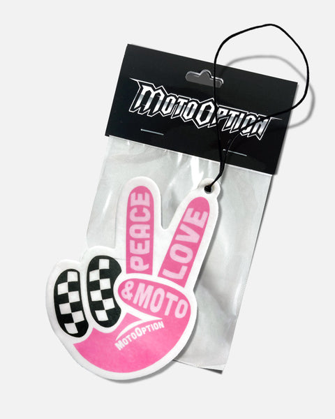 PEACE LOVE MOTO AIR FRESHENER - MELON SCENT