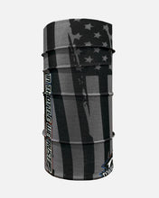 Load image into Gallery viewer, Merica&#39; Neck Gaiter - Gray and Black
