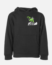 Load image into Gallery viewer, YOUTH SPEED SEMI HOODIE - BLACK
