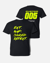 Load image into Gallery viewer, YOUTH EAT NAP SHRED PERSONALIZED TEE
