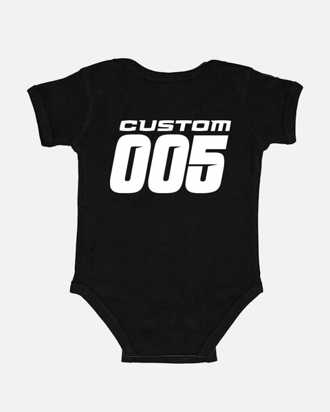 CRAWL WALK RACE PERSONALIZED ONESIE