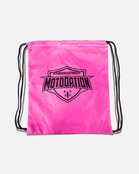 Drawstring Backpack - Pink