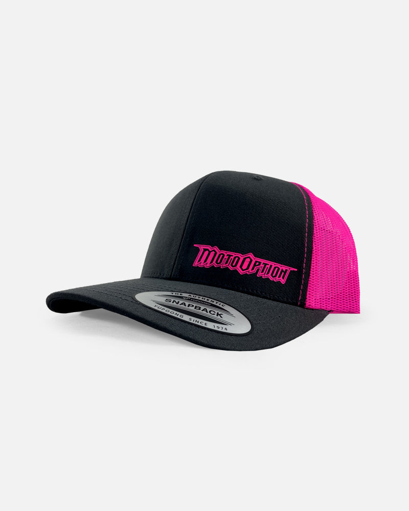 Ace Trucker Hat - Neon Pink