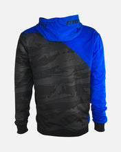 Load image into Gallery viewer, MENS CONTRAST CAMO PREMIUM HOODIE - BLUE

