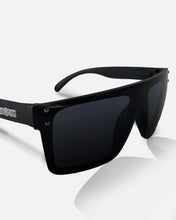 Load image into Gallery viewer, Matte black sunglasses with hidden frame
