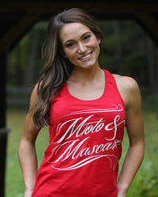 Load image into Gallery viewer, WOMENS MOTO &amp; MASCARA TANK - RED
