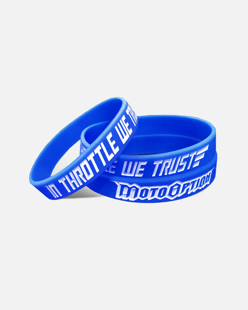 IN THROTTLE WE TRUST WRISTBANDS – MotoOption IN THROTTLE WE TRUST WRISTBANDS – MotoOption