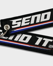 Load image into Gallery viewer, SEND IT WOVEN KEYCHAIN
