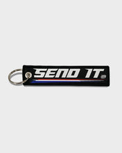 Load image into Gallery viewer, SEND IT WOVEN KEYCHAIN
