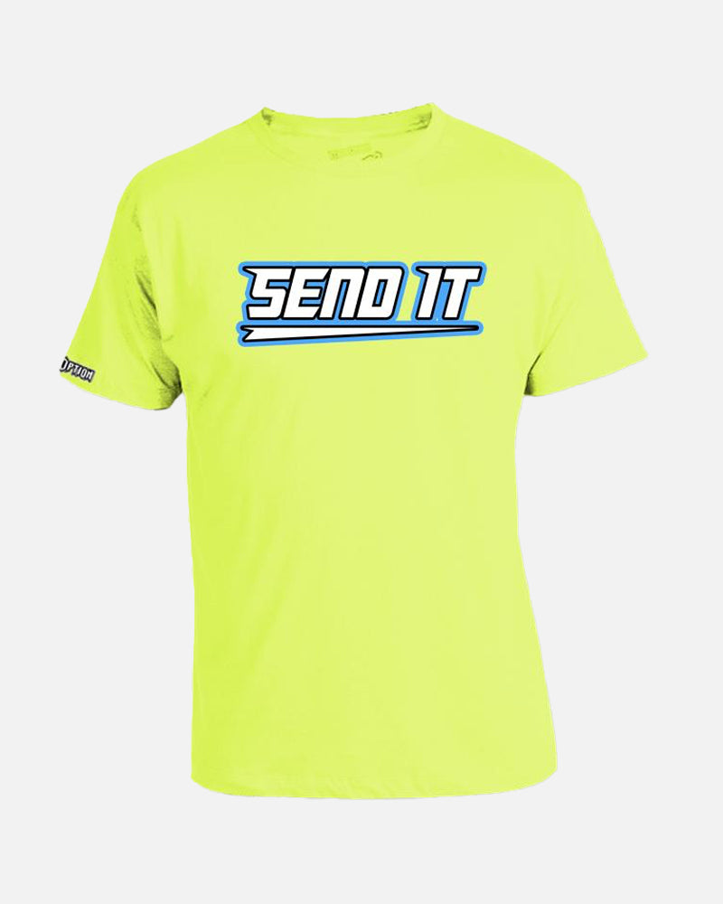 Youth Send it Tee - Neon Yellow