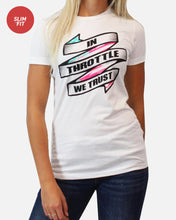 Load image into Gallery viewer, Womens Banner Tee - White
