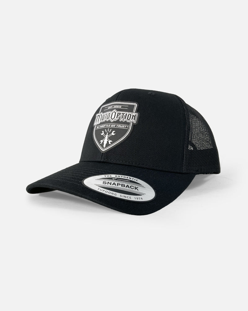 SPARK TRUCKER HAT - BLACK