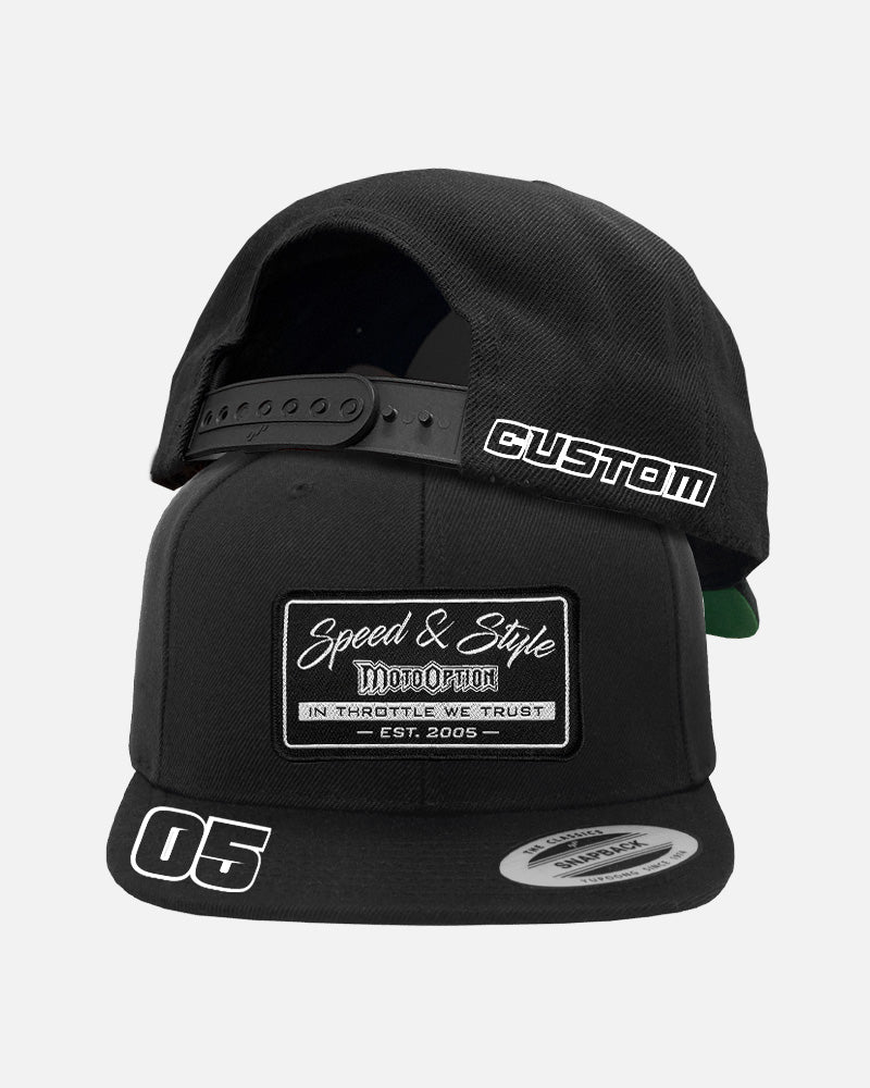 SPEED & STYLE PERSONALIZED SNAPBACK HAT